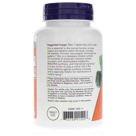 Zinc 50 Mg, NOW